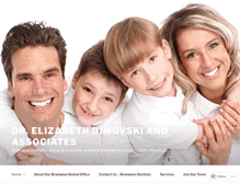 Tablet Screenshot of dentist-brampton.com